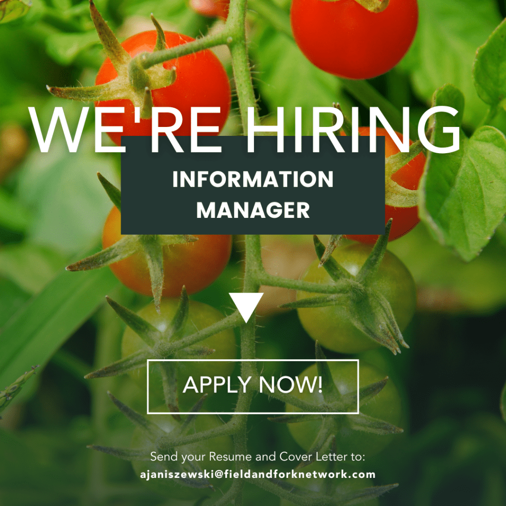 We're Hiring! Information Manager